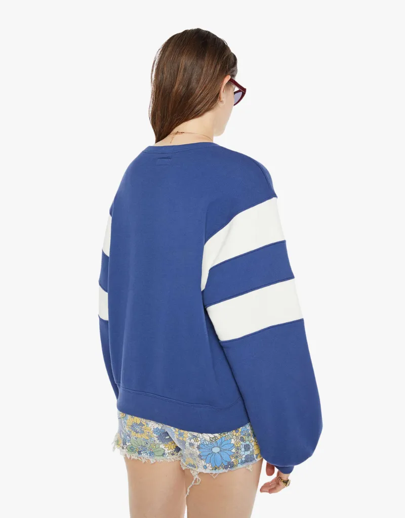 Mother The Drop Square Inset Sweatshirt in Solid