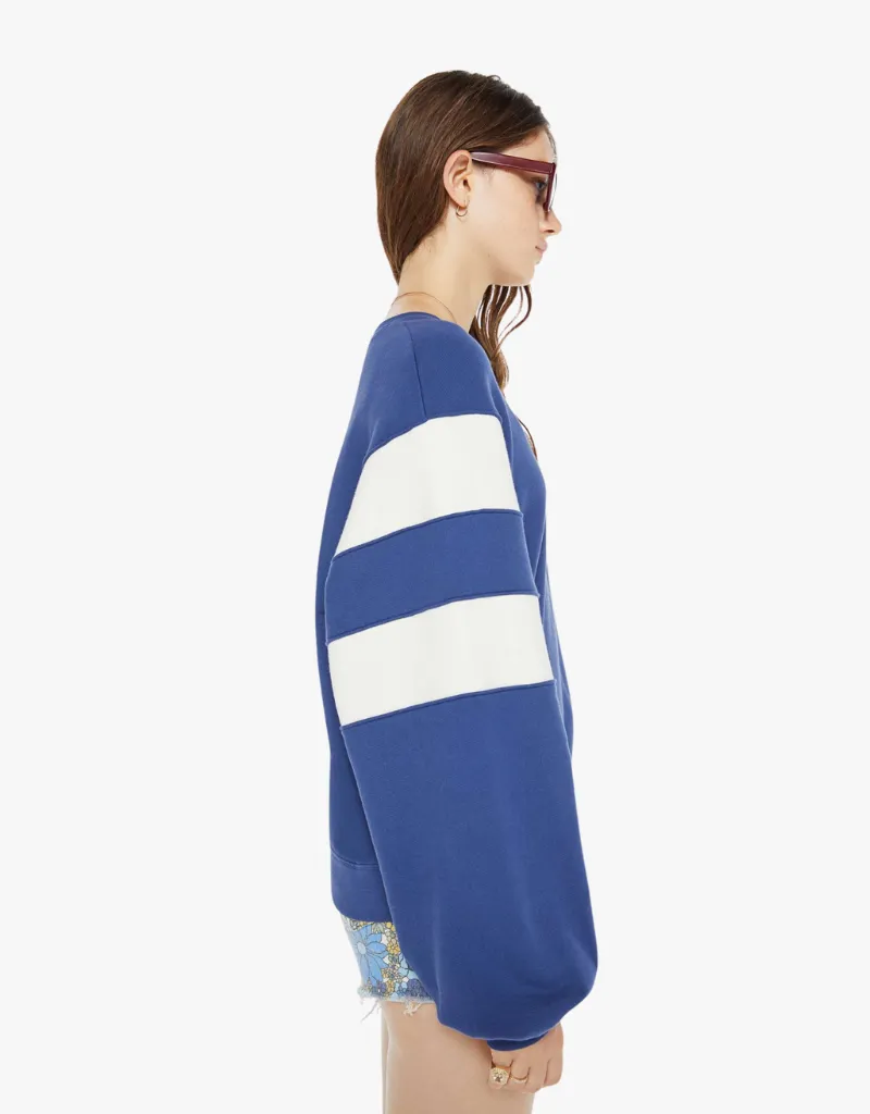 Mother The Drop Square Inset Sweatshirt in Solid