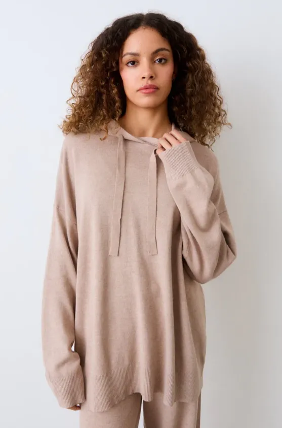 Movesgood Bamboo Cashmere Hommi Hoodie in Greige