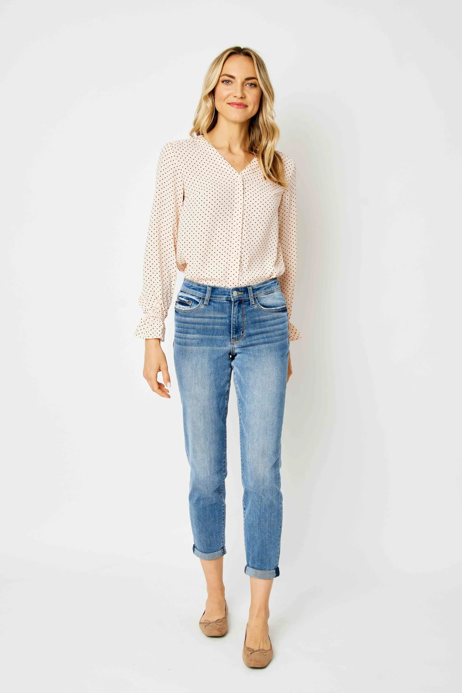 MR CUFFED SLIM FIT JEAN BY JUDY BLUE