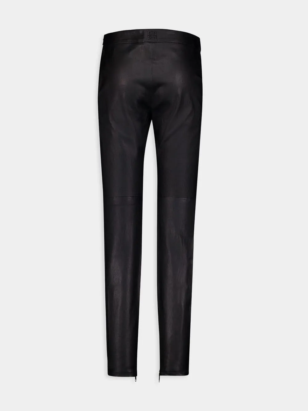 Nappa Goat Leather Leggings With Zips