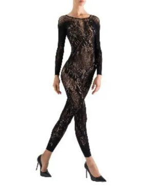 Natori Feathers Long Sleeve Lace Bodysuit