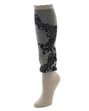 Natori Women's Feather Lace Wool-blend Knee Socks