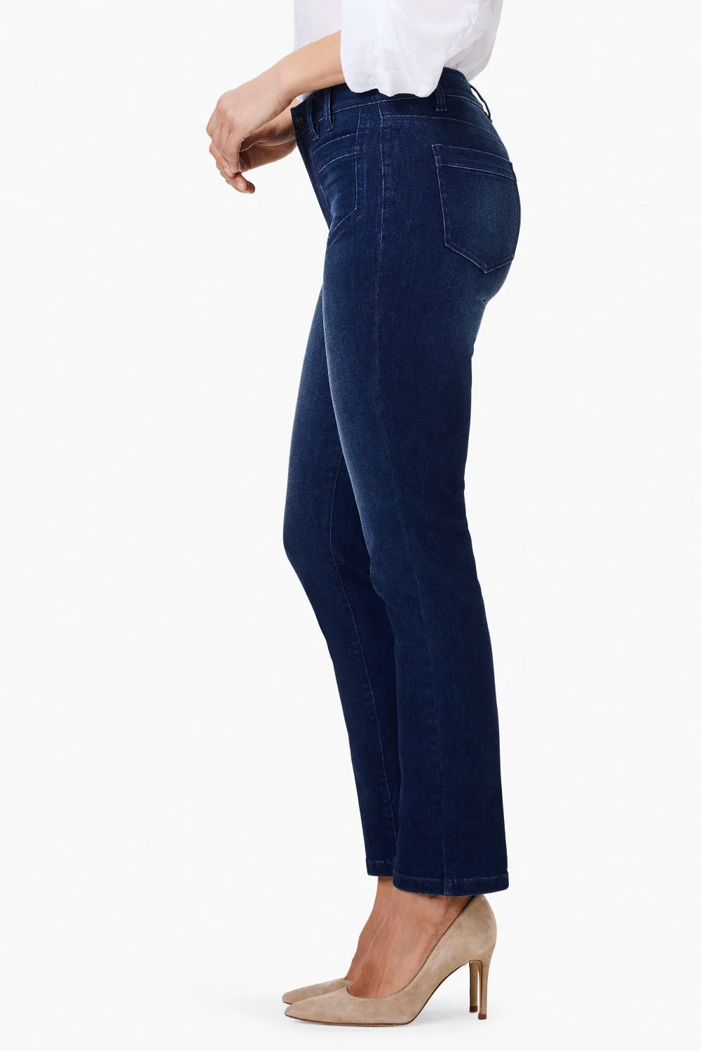 NIC ZOE Twilight 28" Mid Rise Straight Pocket Denim Jeans S241869