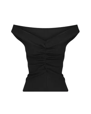 Niveah Tee | Black Rib
