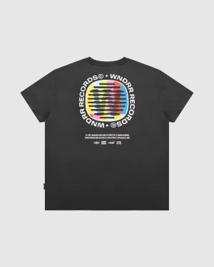 NO SIGNAL BOX FIT TEE - FADED BLACK