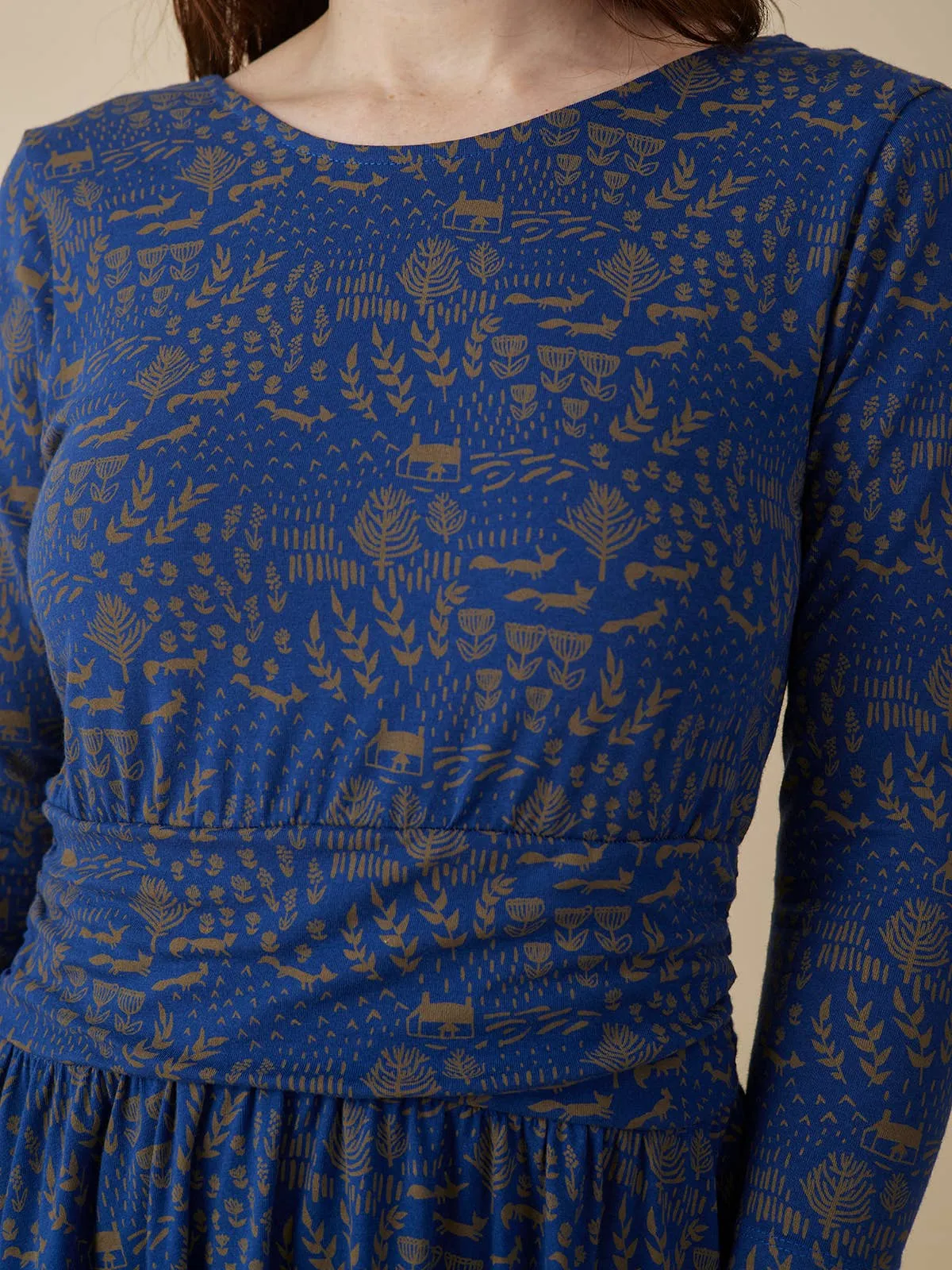 Novela Dress Cobalt Foxes