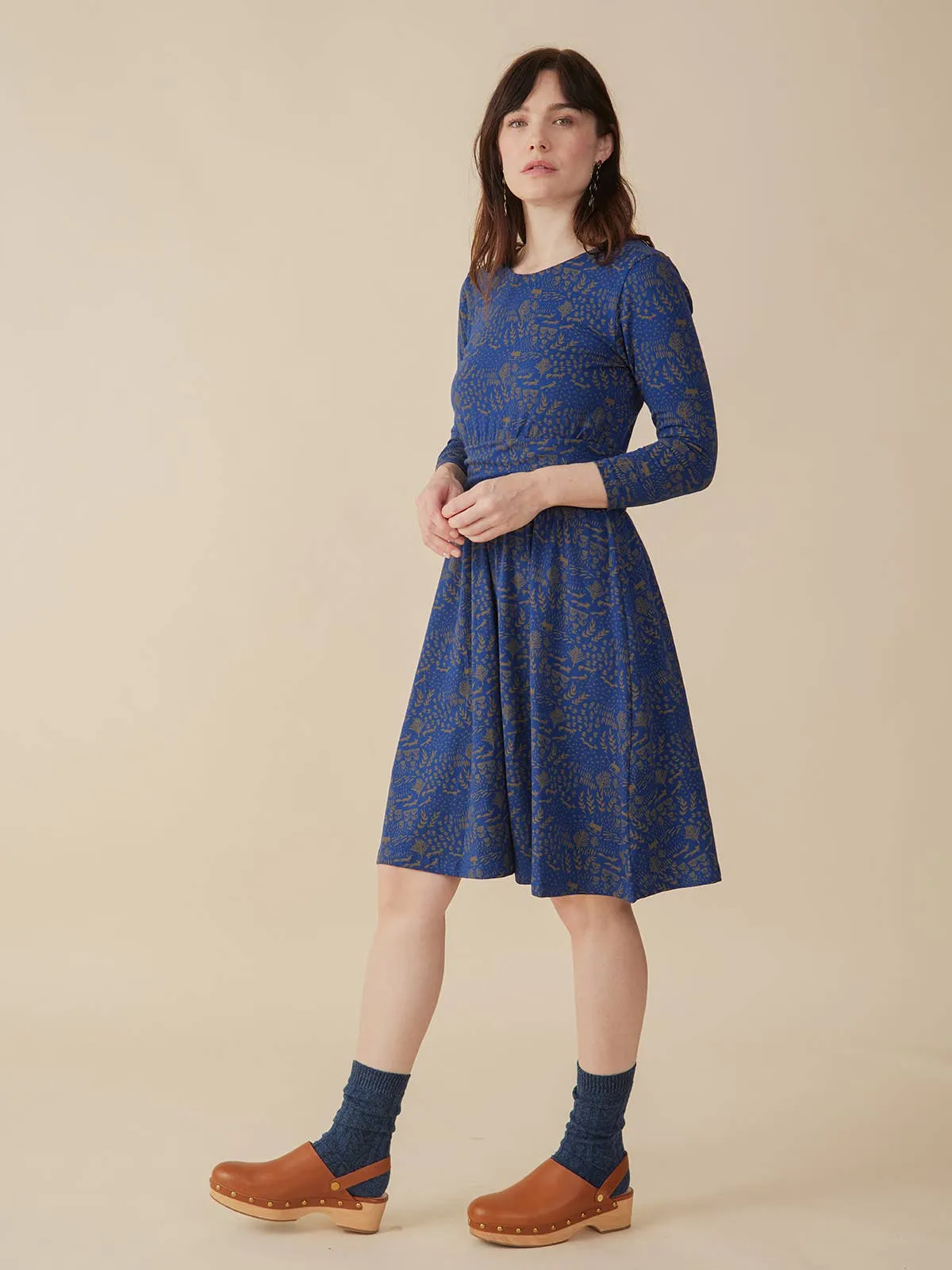 Novela Dress Cobalt Foxes