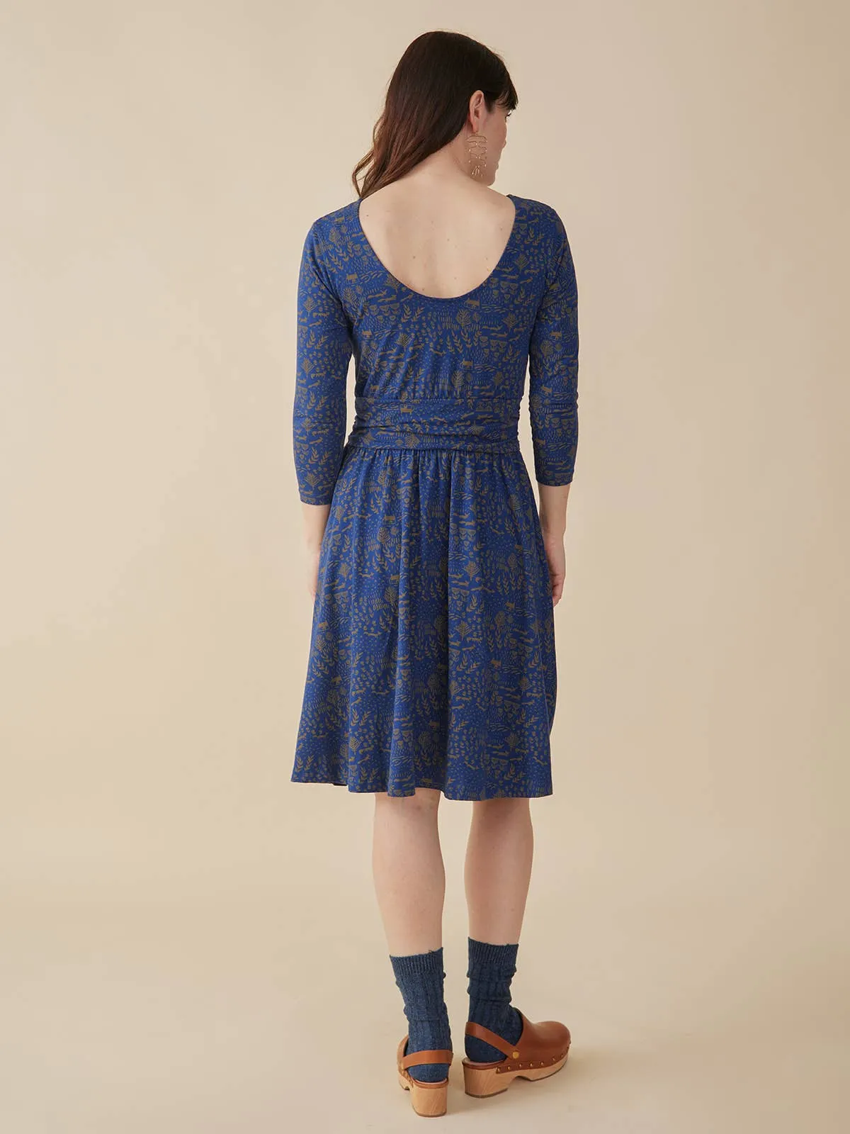 Novela Dress Cobalt Foxes