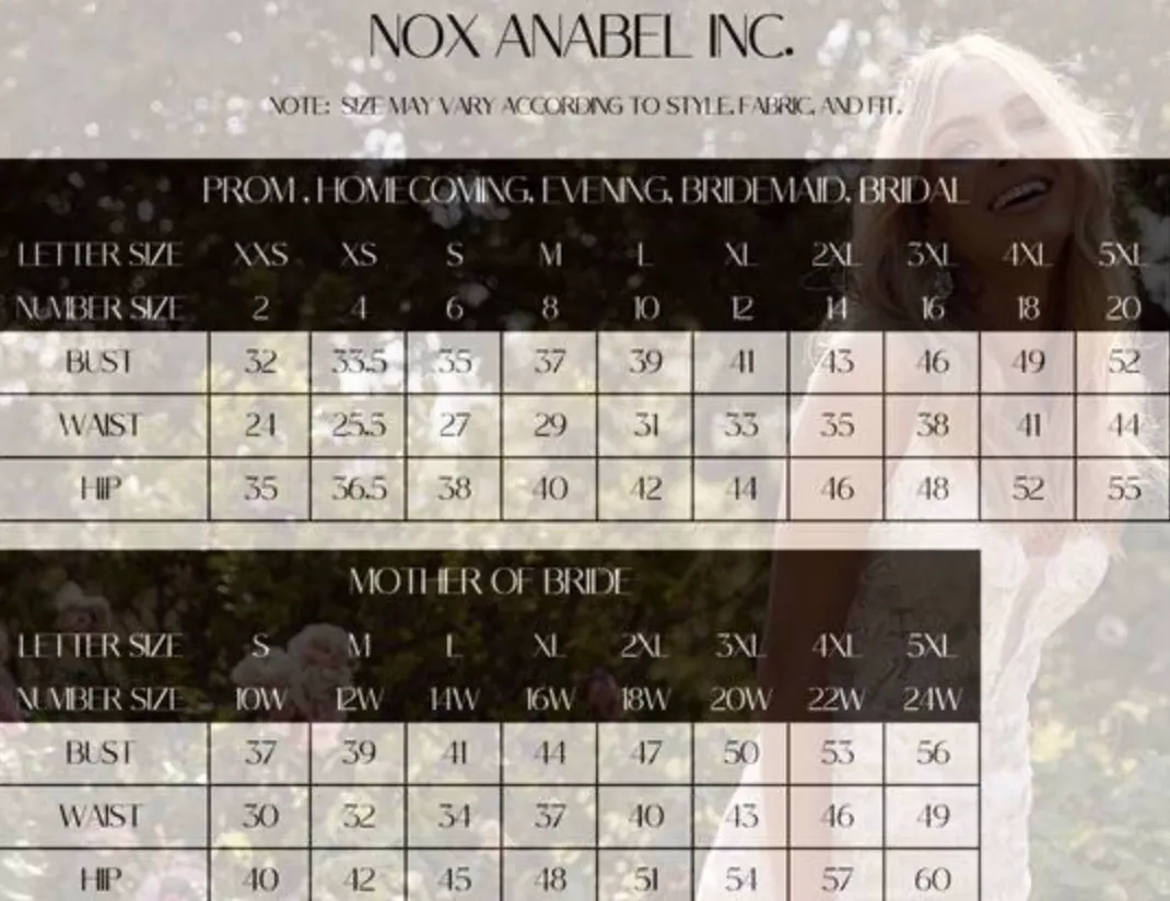 Nox Anabel Evening Gown R1402