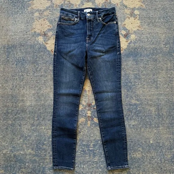 NWOT Good American Good Legs High Rise Skinny Jeans in Blue004 4/27