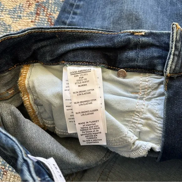 NWOT Good American Good Legs High Rise Skinny Jeans in Blue004 4/27