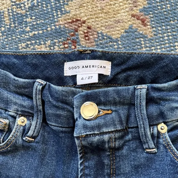 NWOT Good American Good Legs High Rise Skinny Jeans in Blue004 4/27