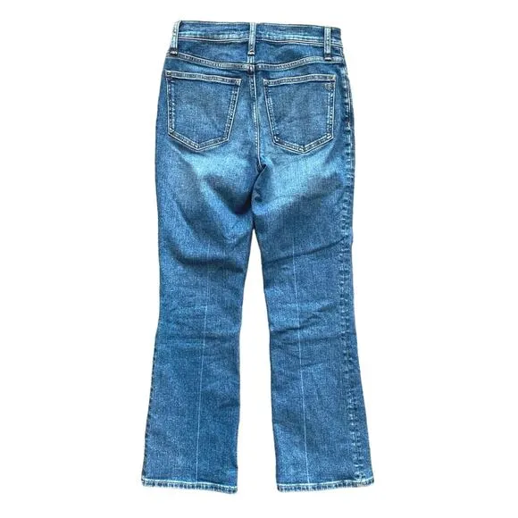 NWOT Madewell Mid Rise Kick Out Crease Edition Jeans Size 25