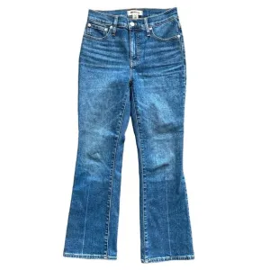 NWOT Madewell Mid Rise Kick Out Crease Edition Jeans Size 25