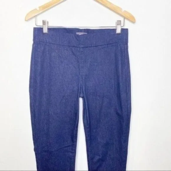 NYDJ Alina Pull On Skinny Ankle Jeans Stretch Dark Blue 4
