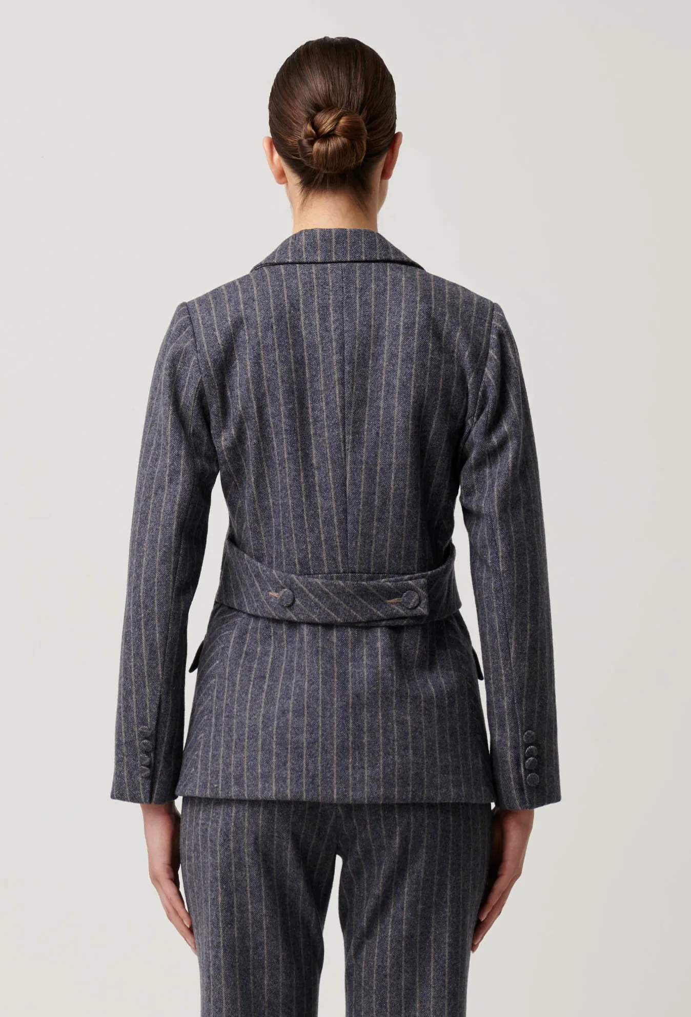 OAKLYN Blazer | Bluestone Stripe