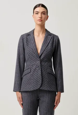 OAKLYN Blazer | Bluestone Stripe