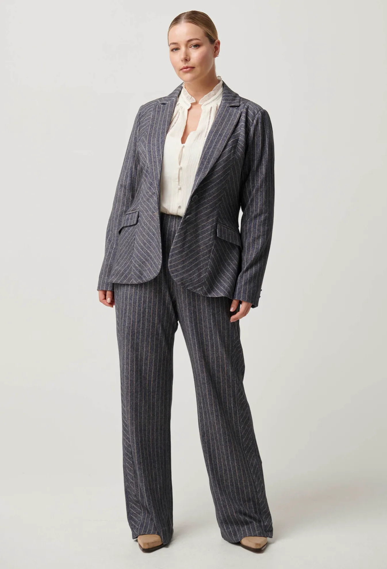 OAKLYN Blazer | Bluestone Stripe