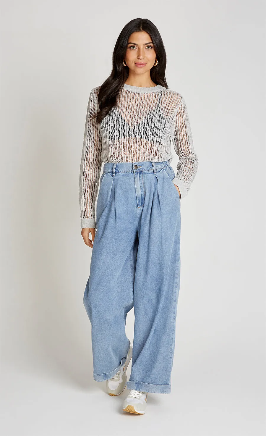 Oatmeal Knitted Jumper