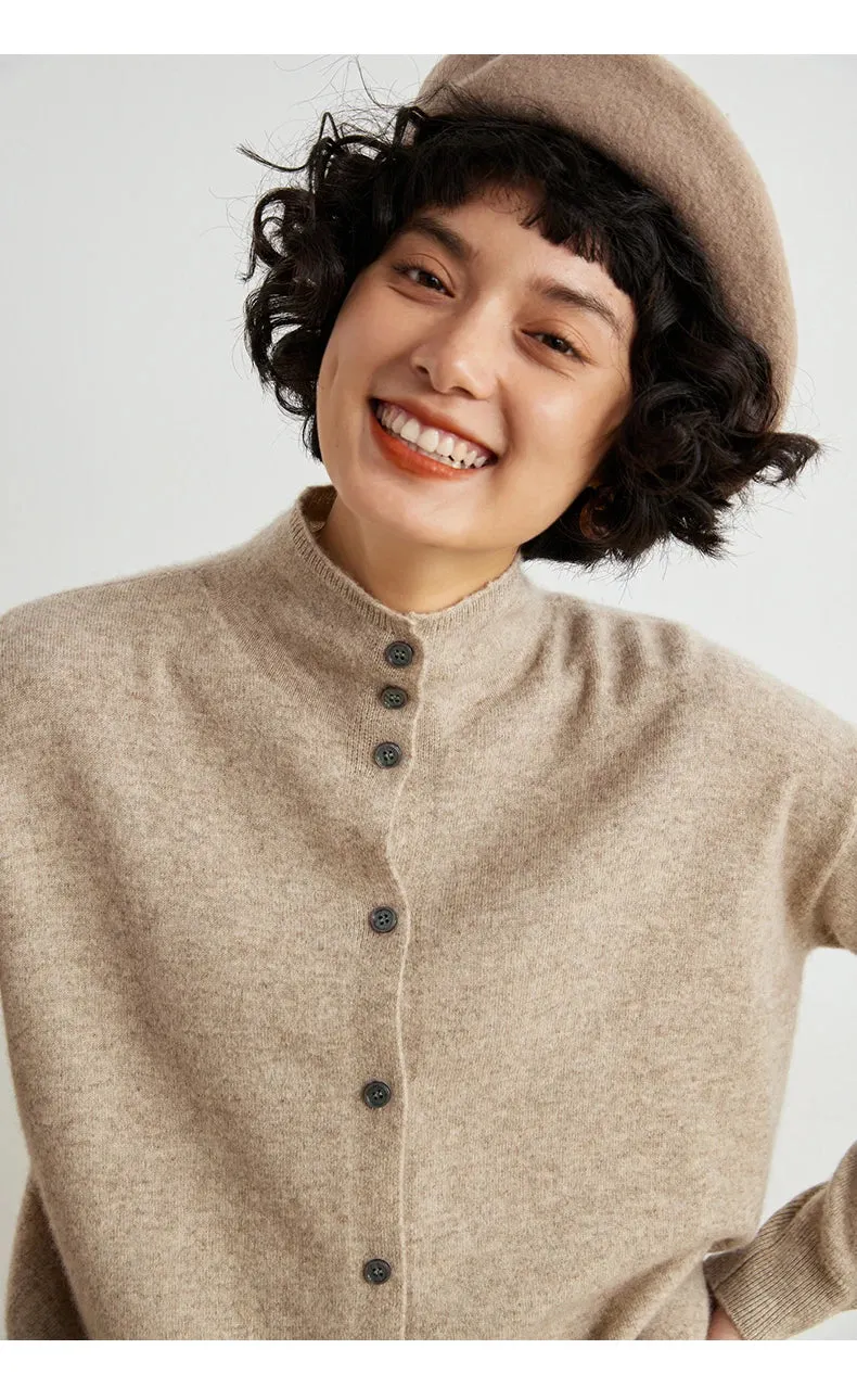 Obsidian Phoenix Women’s Cashmere Wool Cardigan