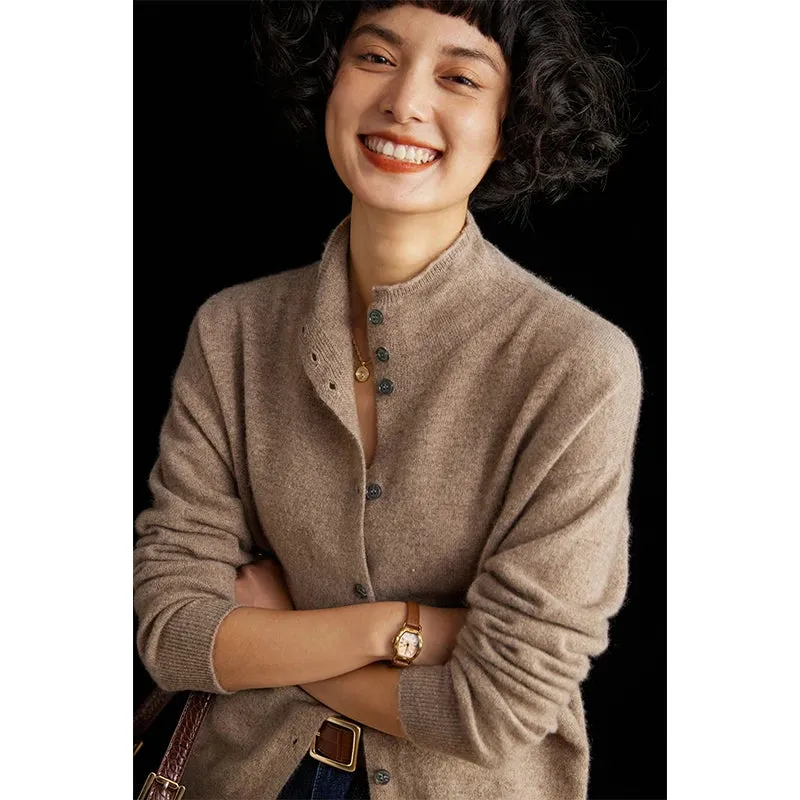 Obsidian Phoenix Women’s Cashmere Wool Cardigan
