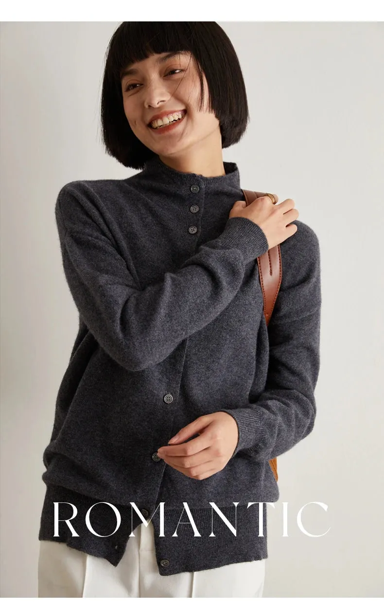 Obsidian Phoenix Women’s Cashmere Wool Cardigan