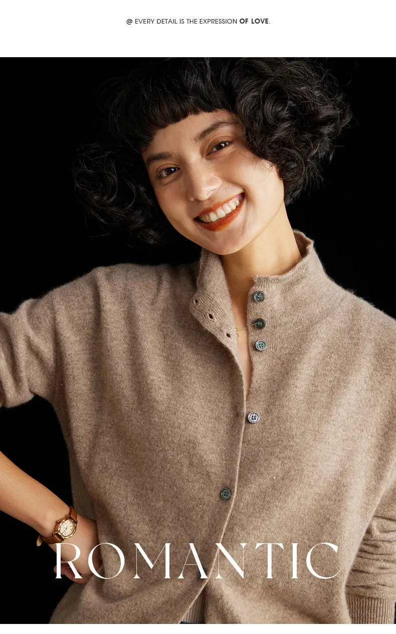 Obsidian Phoenix Women’s Cashmere Wool Cardigan