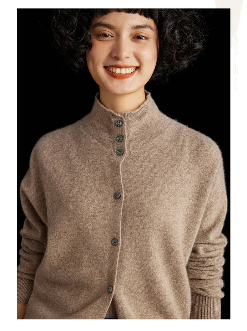 Obsidian Phoenix Women’s Cashmere Wool Cardigan