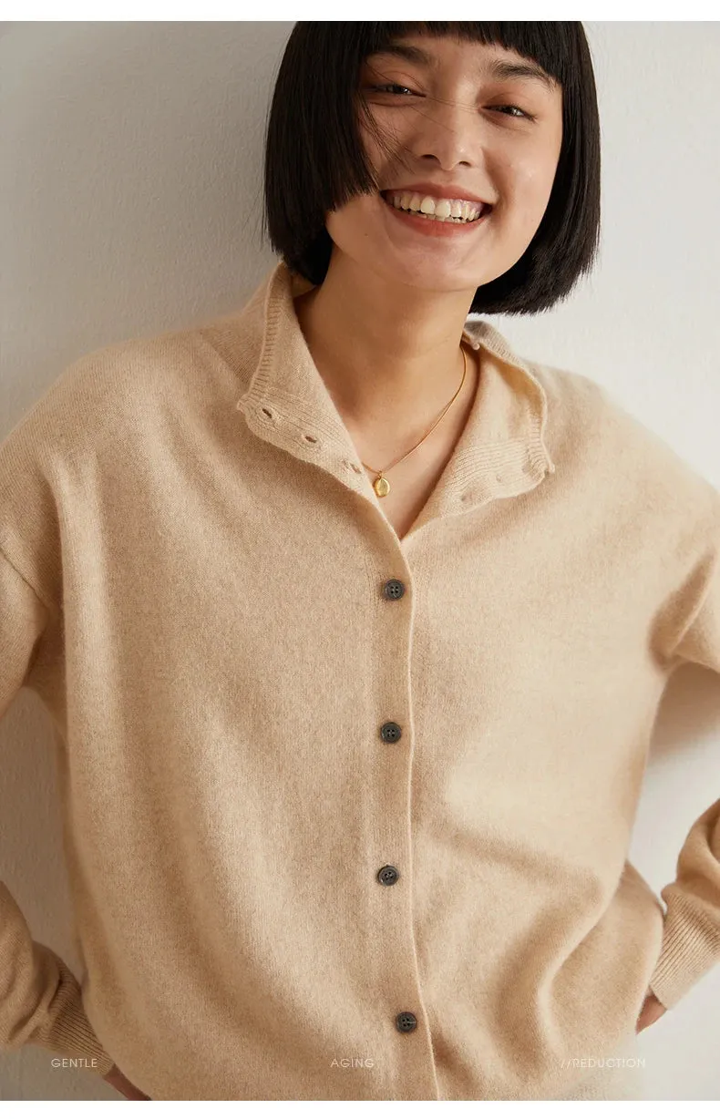 Obsidian Phoenix Women’s Cashmere Wool Cardigan