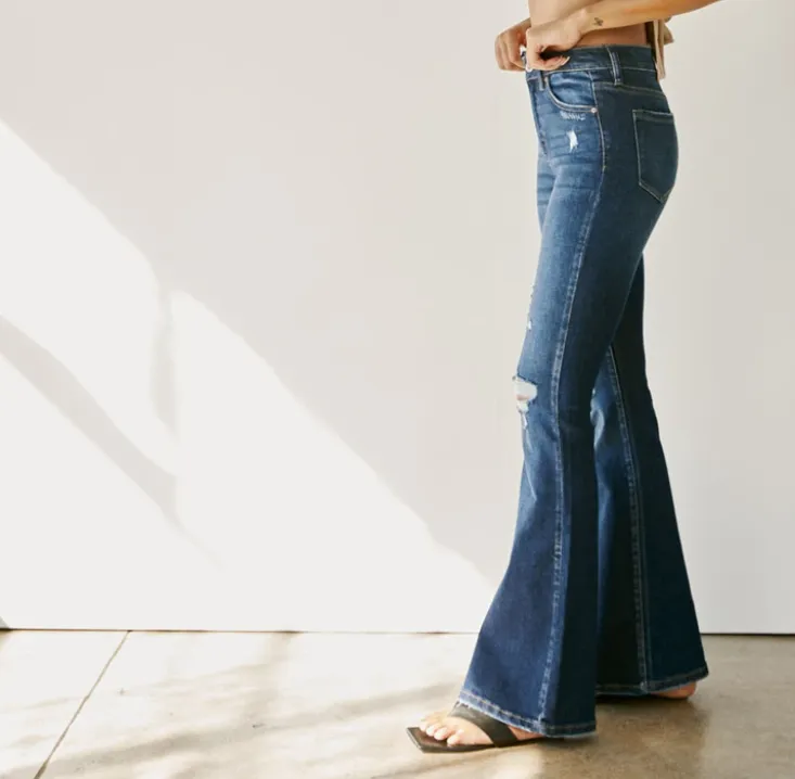 Odie High Rise Flare KanCan Jean
