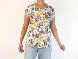 Olga de Polga tropical print top size 10