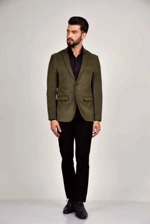 Olive Cord Blazer