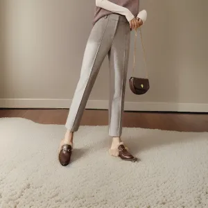 On-trend wool pants for the season