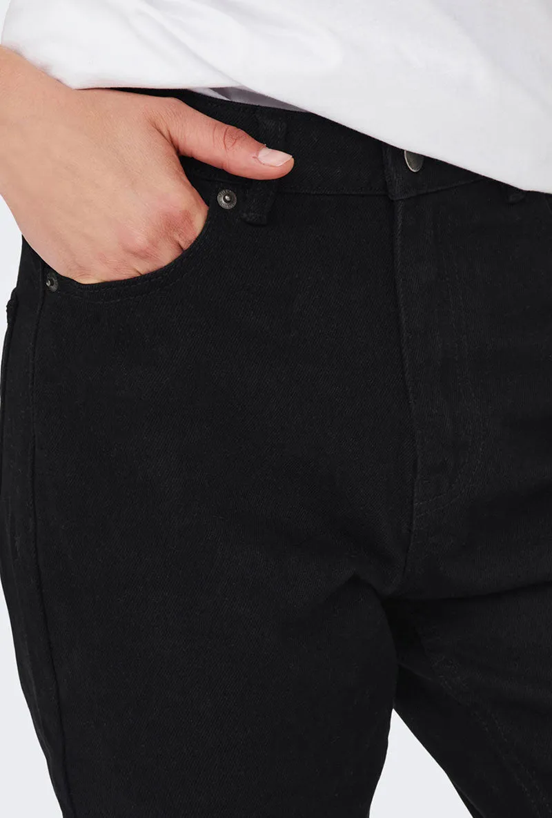 ONLY JOGGER MOM CROPPED JEANS