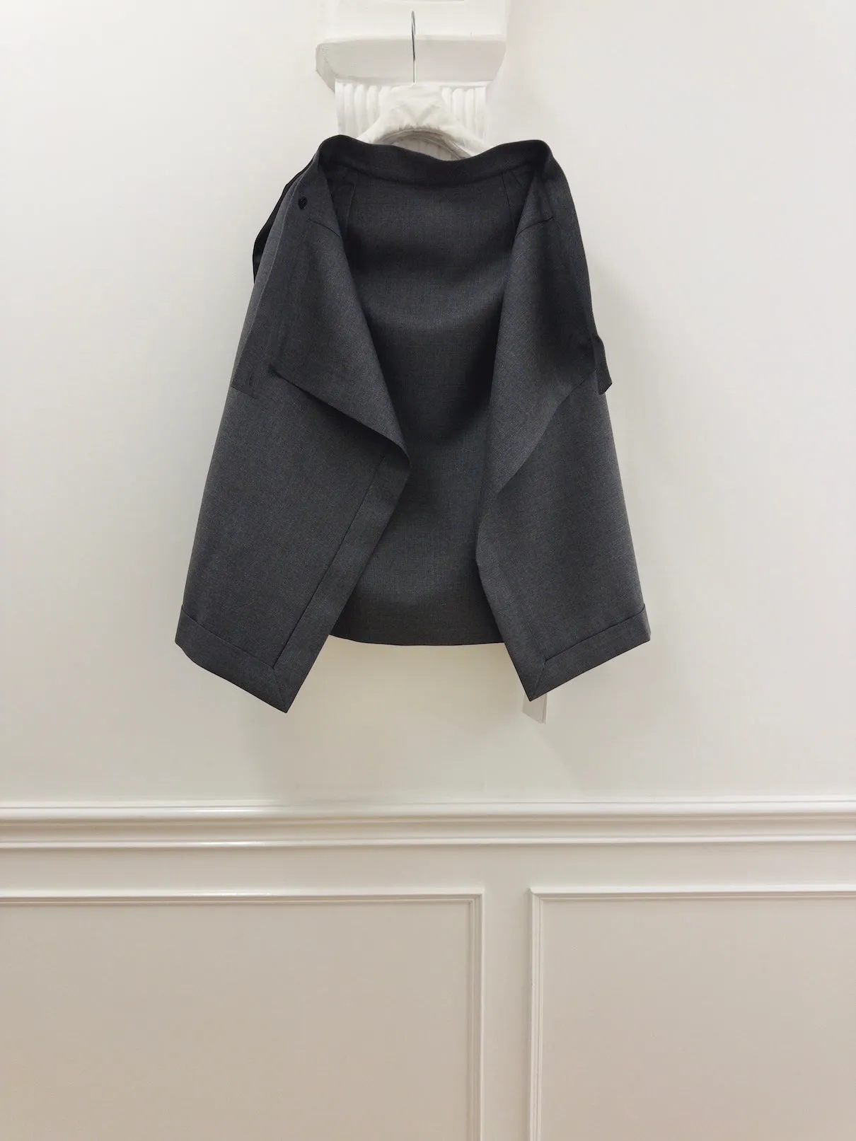 Open Tailored Skirt Top