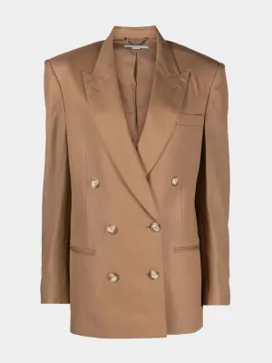 Oversized double-breasted blazer