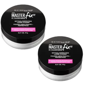 Pack of 2 Maybelline New York Master Fix Setting   Perfecting Loose Powder , Translucent