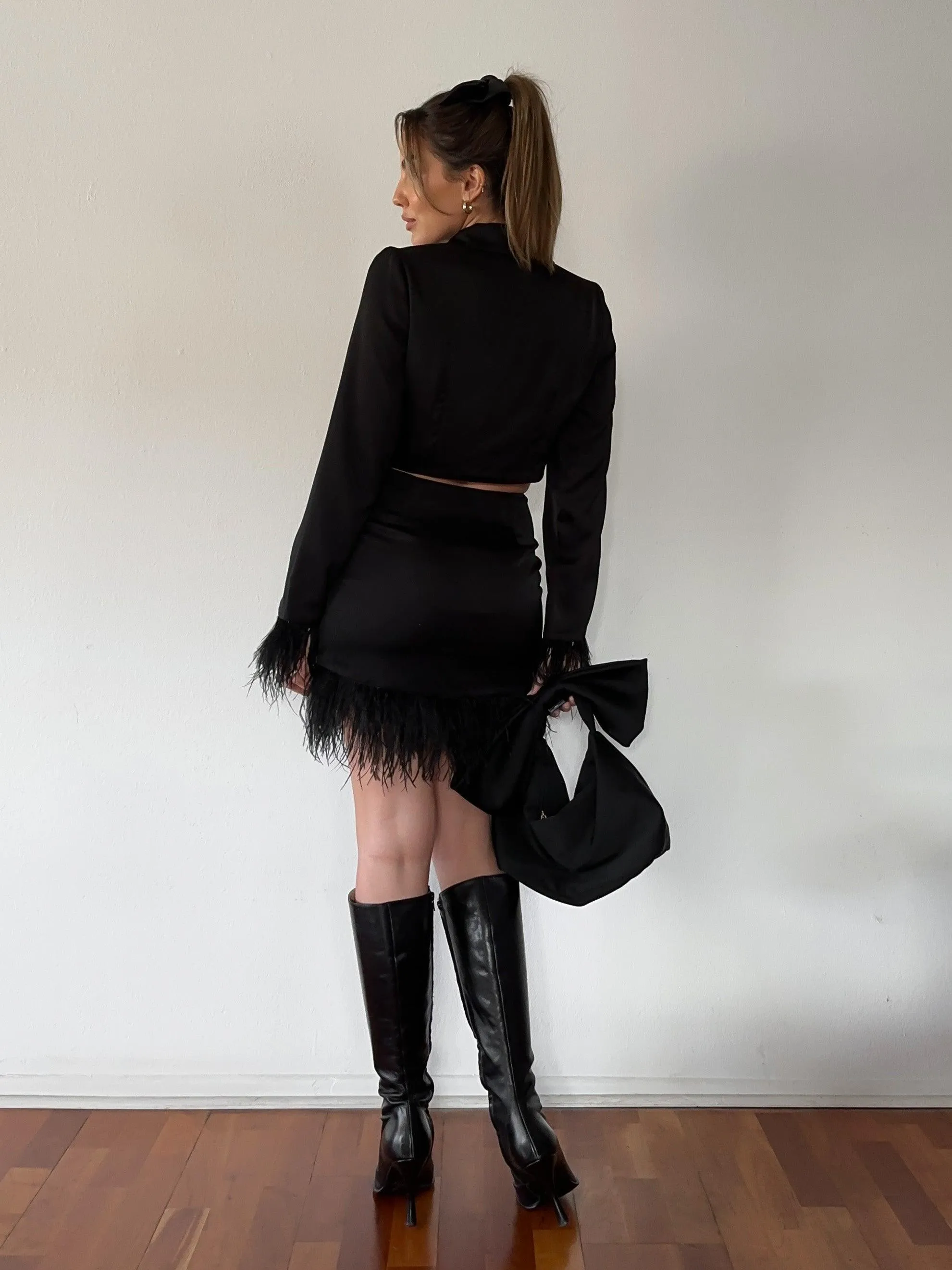 Paris Awaits Crop Shirt - FINAL SALE