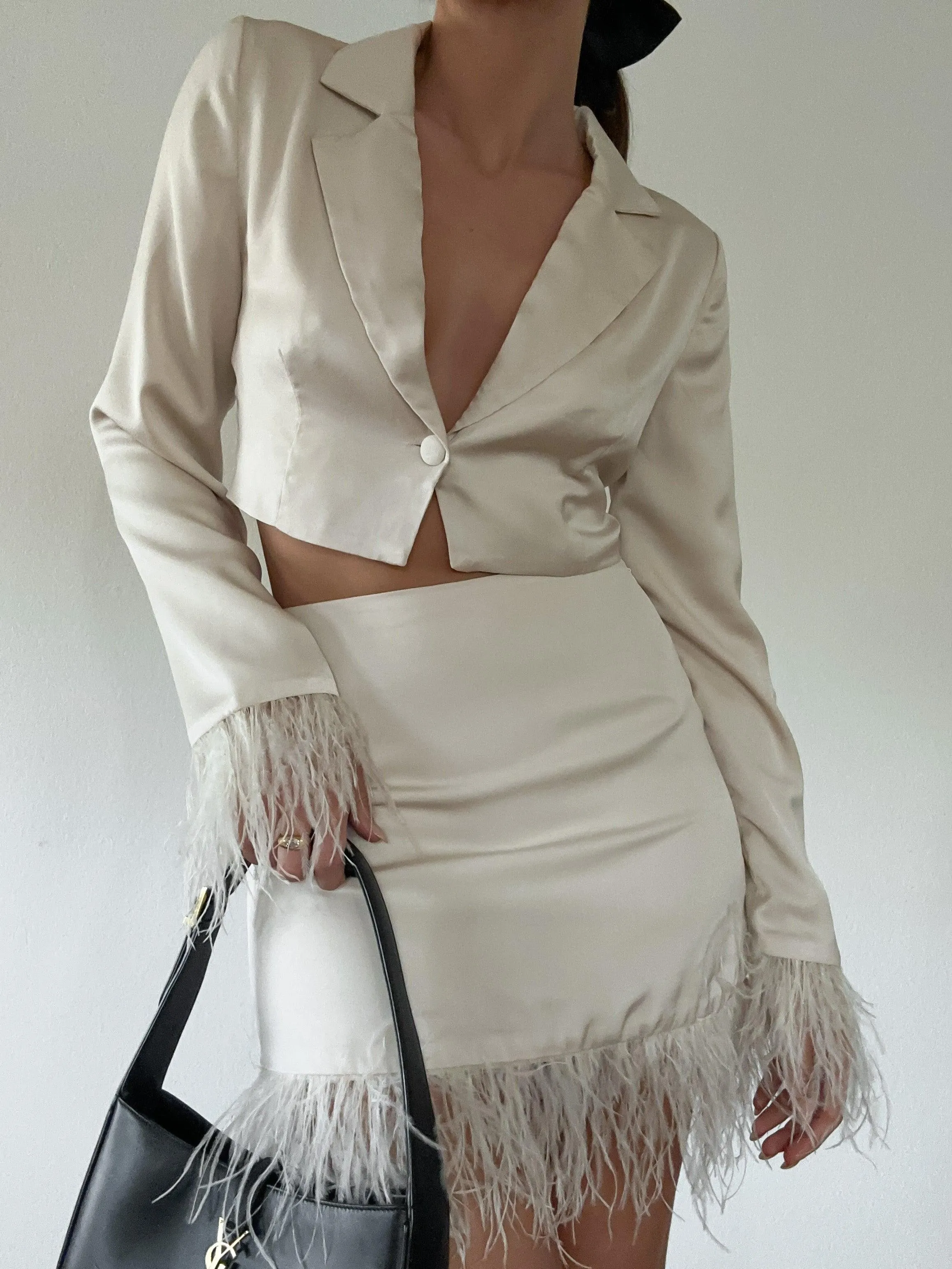 Paris Awaits Crop Shirt - FINAL SALE