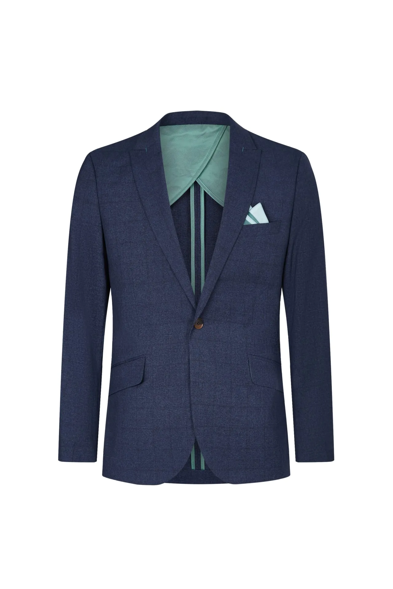 Pattern Suit Poly Rayon Check Suit Blazer