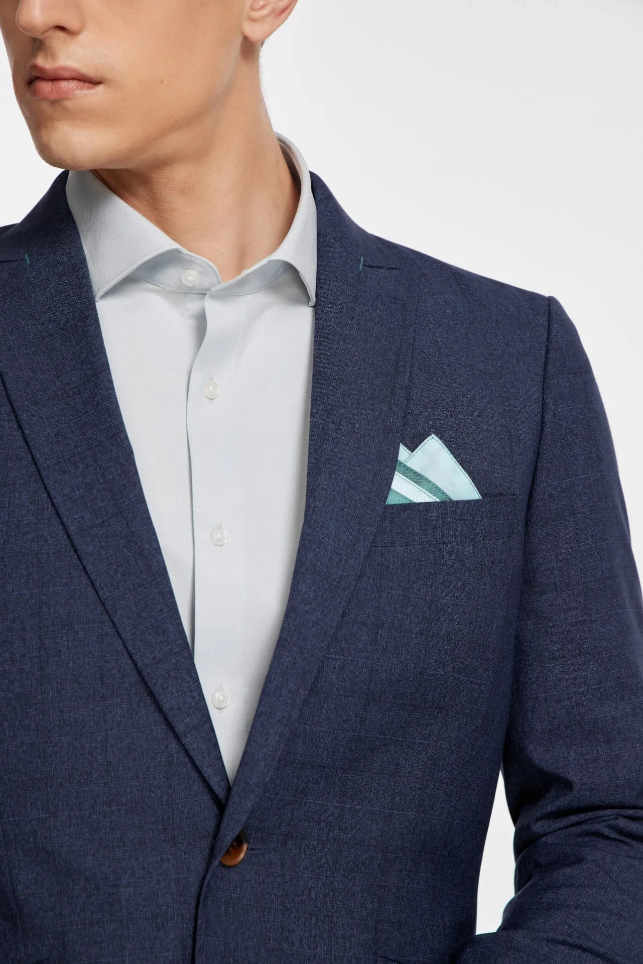 Pattern Suit Poly Rayon Check Suit Blazer