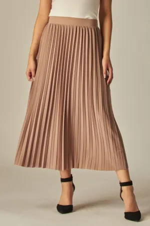 Patty Skirt in Cocoa Brown