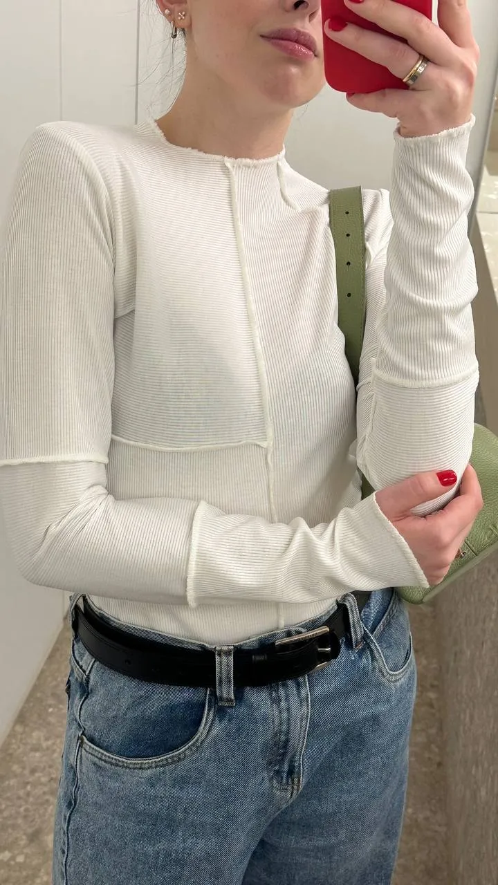 PERFECT LONGSLEEVE in White