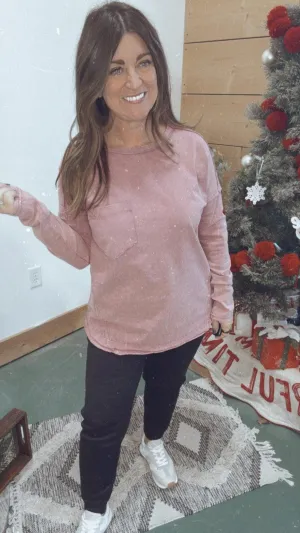 Perfectly Edgy Pink Tee