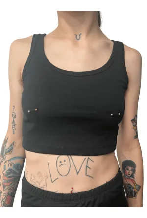 Pierced Crop Singlet