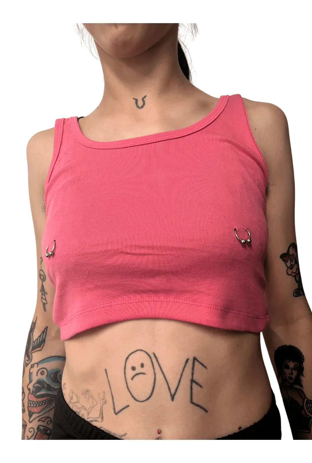 Pierced Crop Singlet