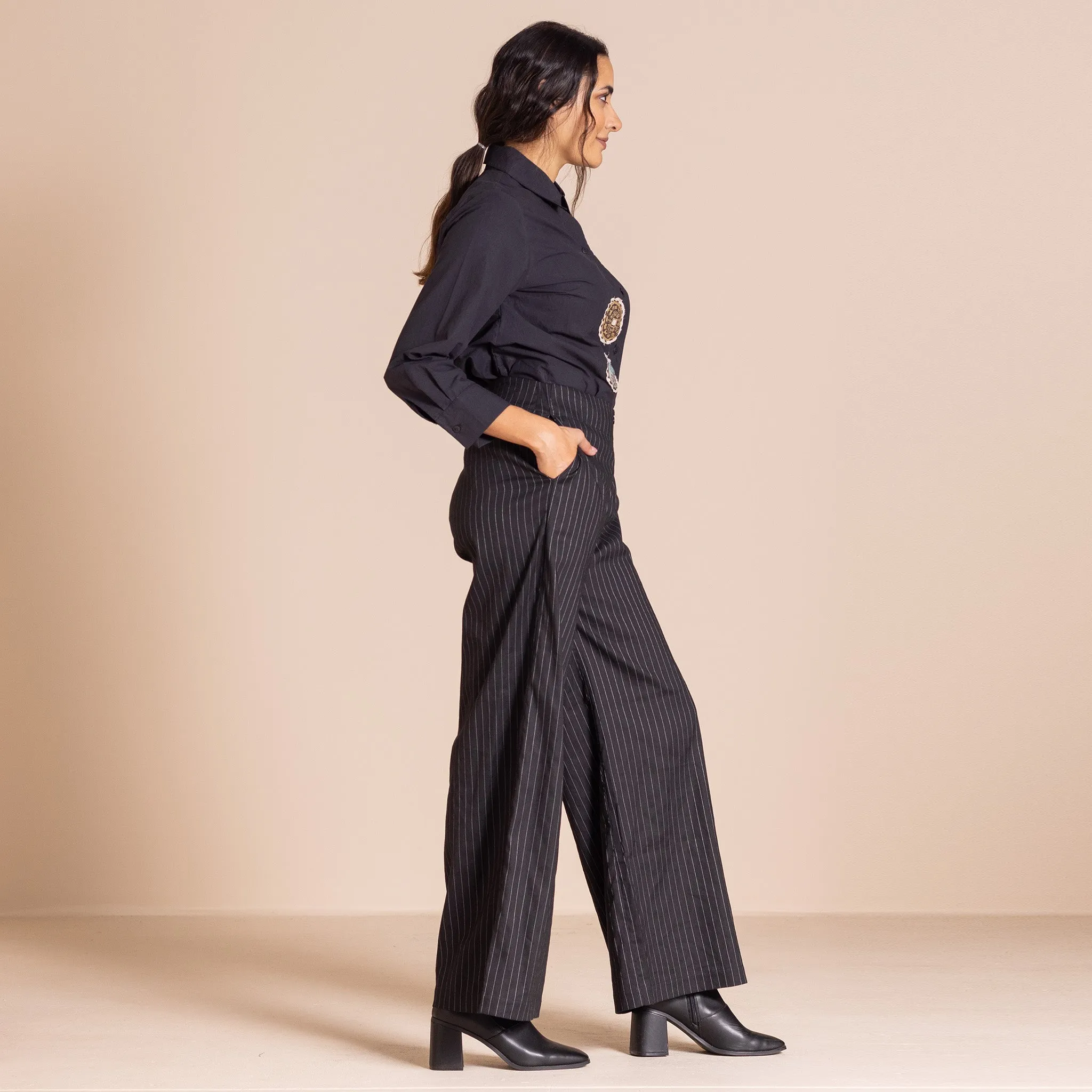 pinstripe mariner pant