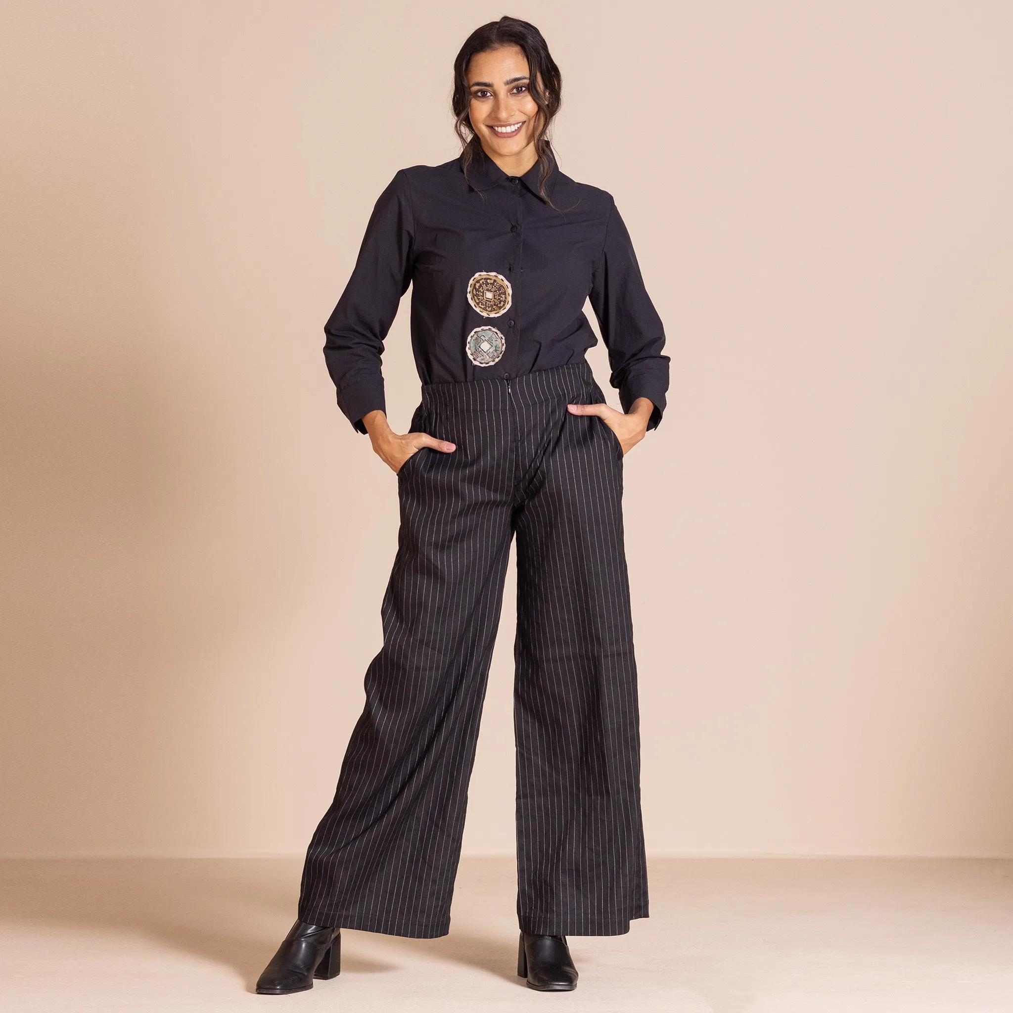 pinstripe mariner pant