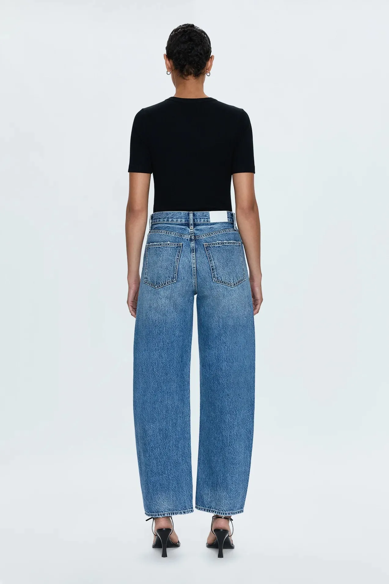 PISTOLA- WOMEN’S WES HIGH RISE BARREL JEANS